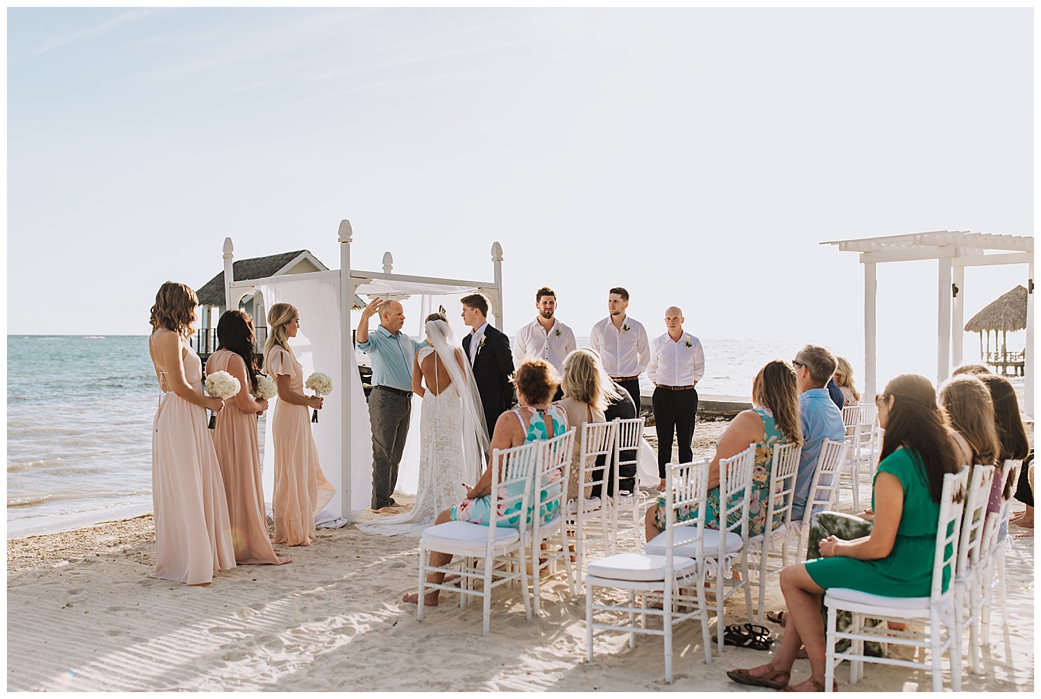 wedding ceremony on beach