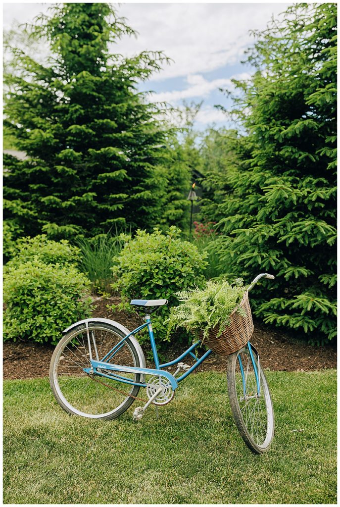 Vintage mountain bike by Detroit Wedding Photographer