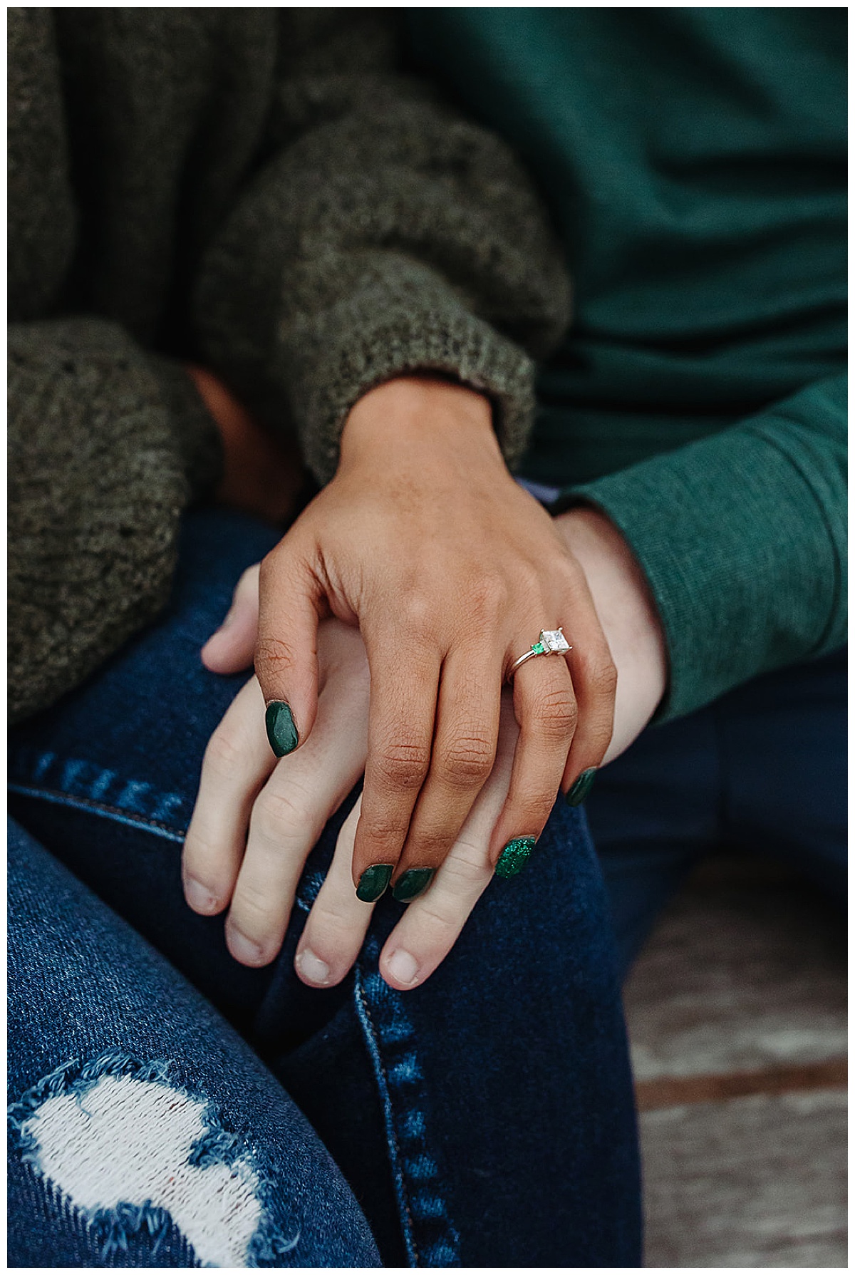 Engagement ring for Detroit Wedding Photographer