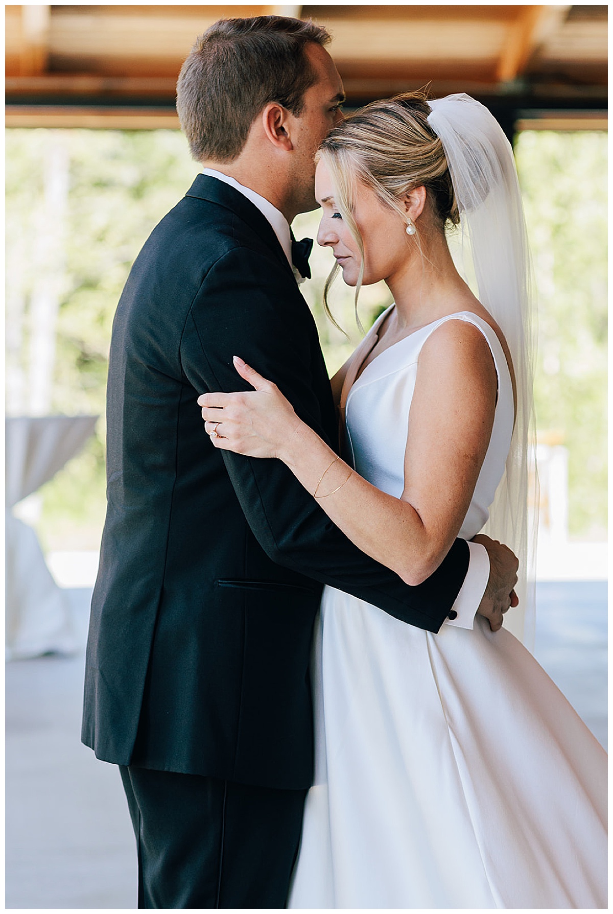 Husband and wife share a hug for Detroit Wedding Photographer
