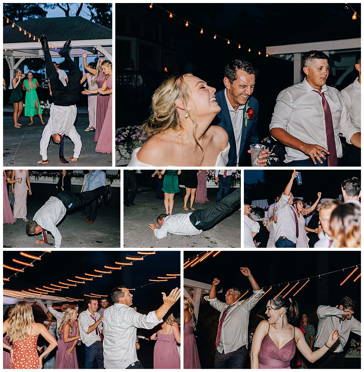 fun on the dance floor by Kayla Bouren Photography