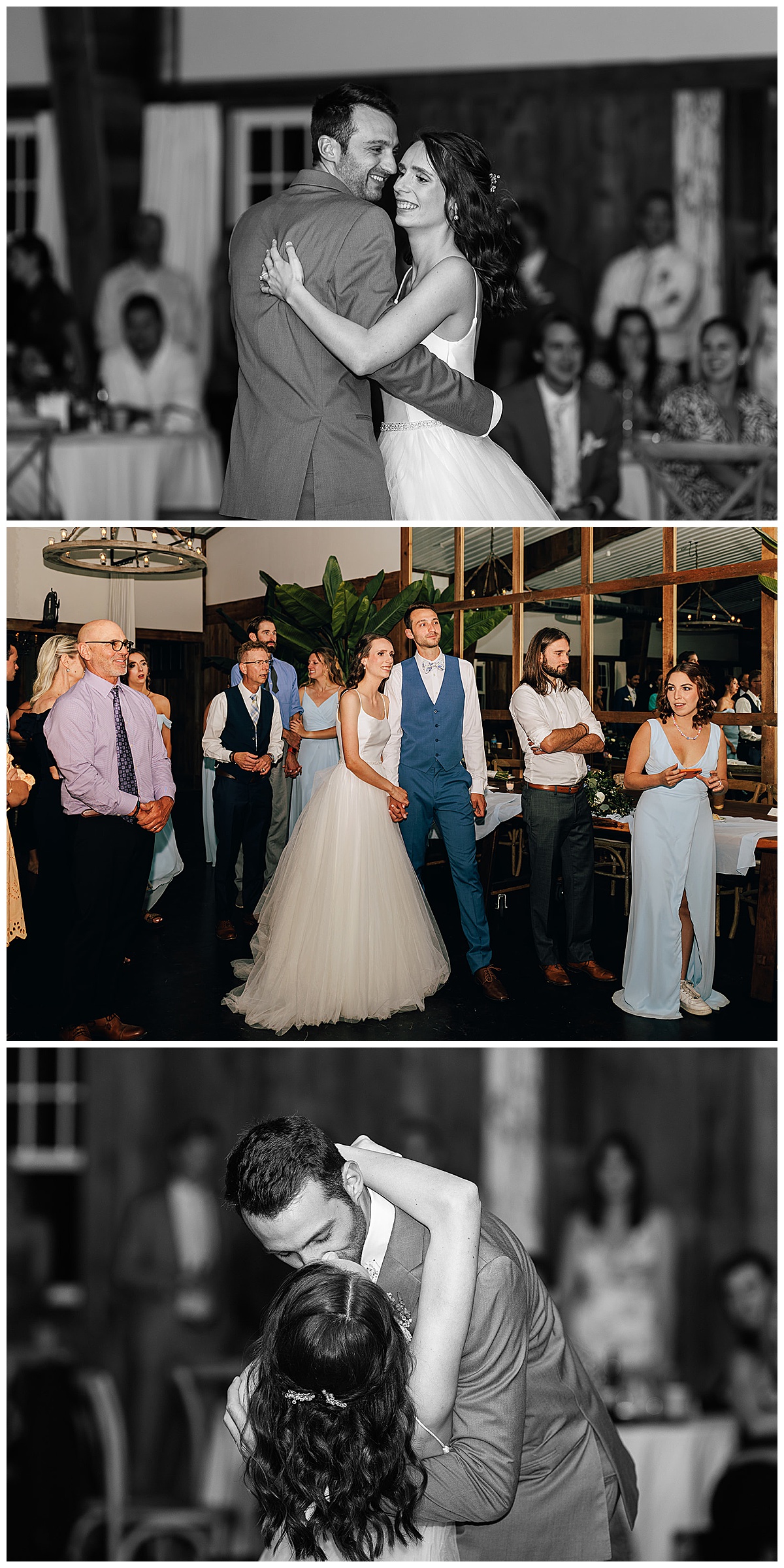Couple slow dance together for Detroit Wedding Photographer