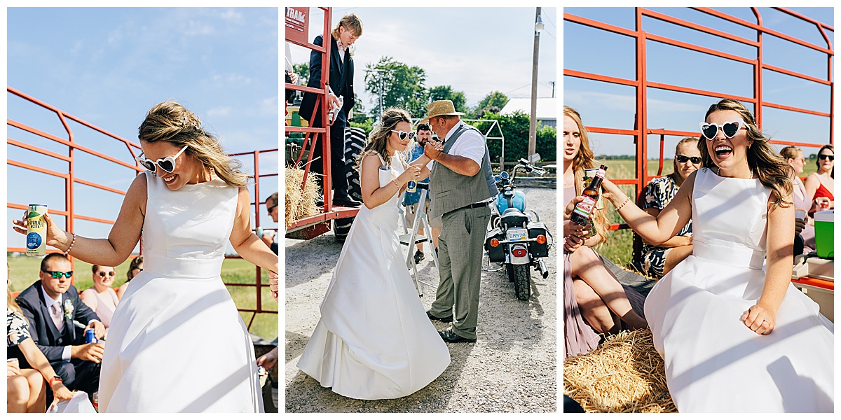 Bride smiles big for Detroit Wedding Photographer