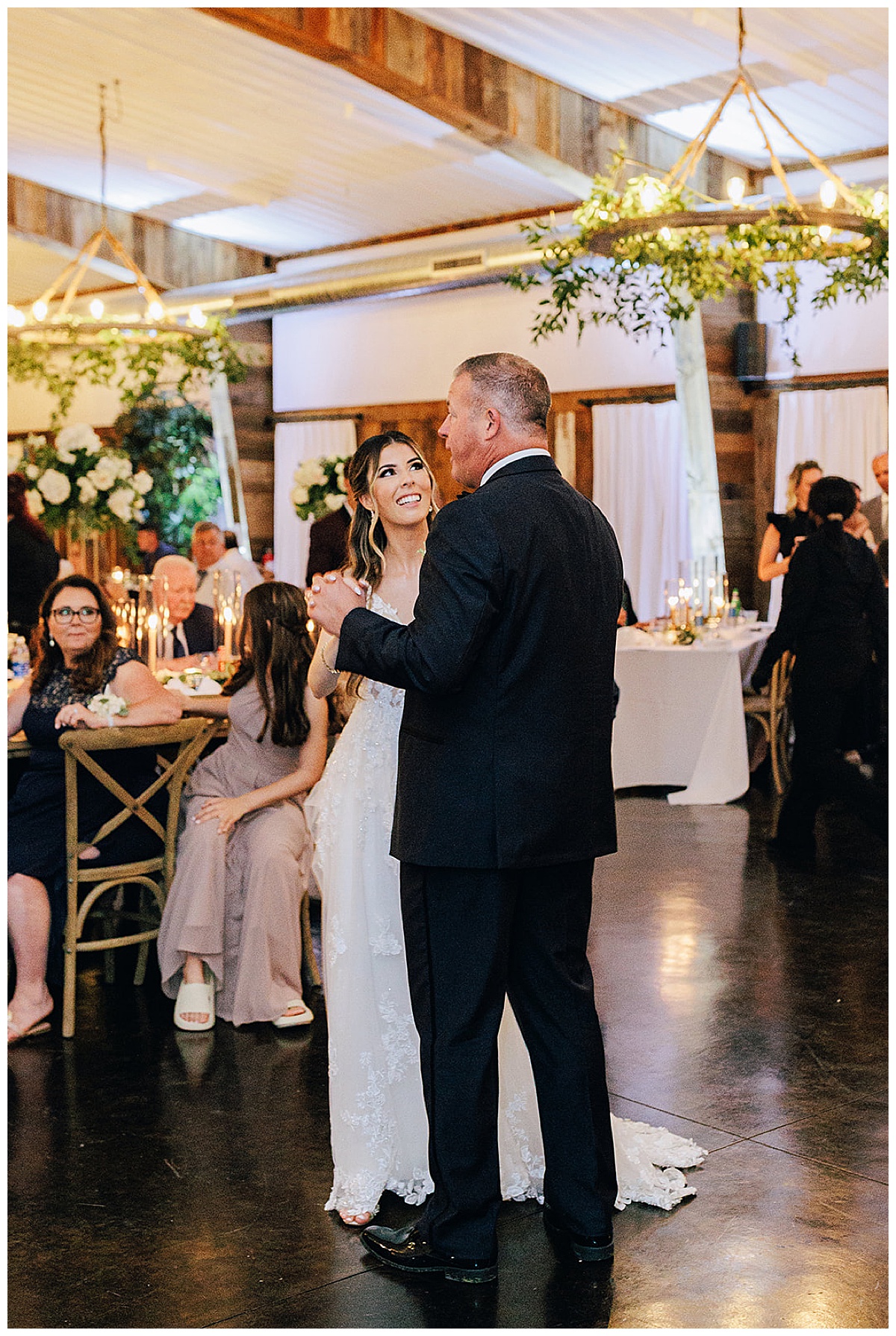 Father and daughter dance for Detroit Wedding Photographer