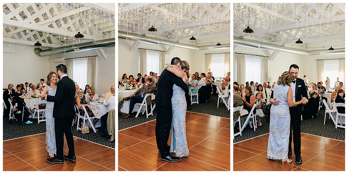 Mother and son dance together for Detroit Wedding Photographer