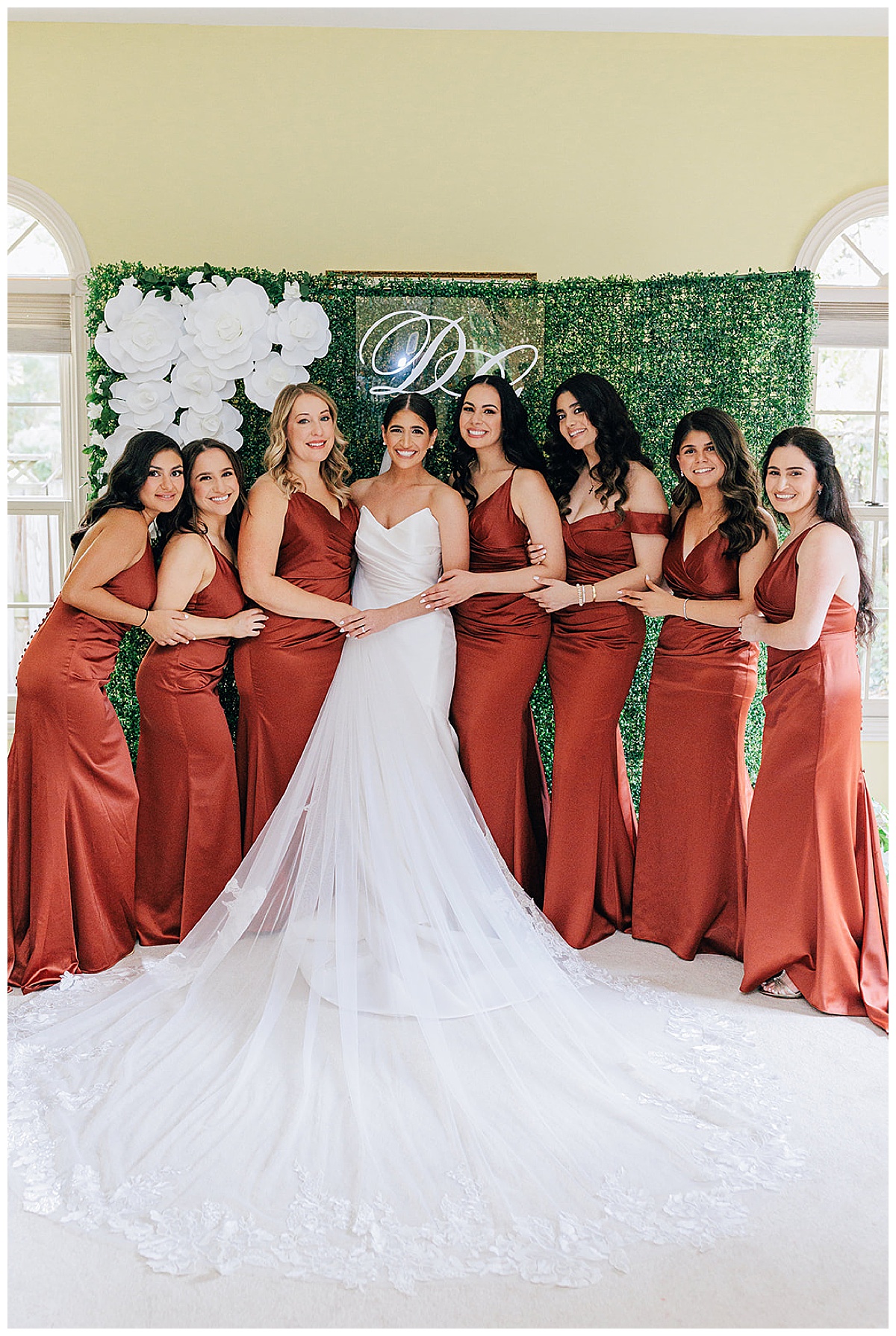 Bridal party by Detroit Wedding Photographer
