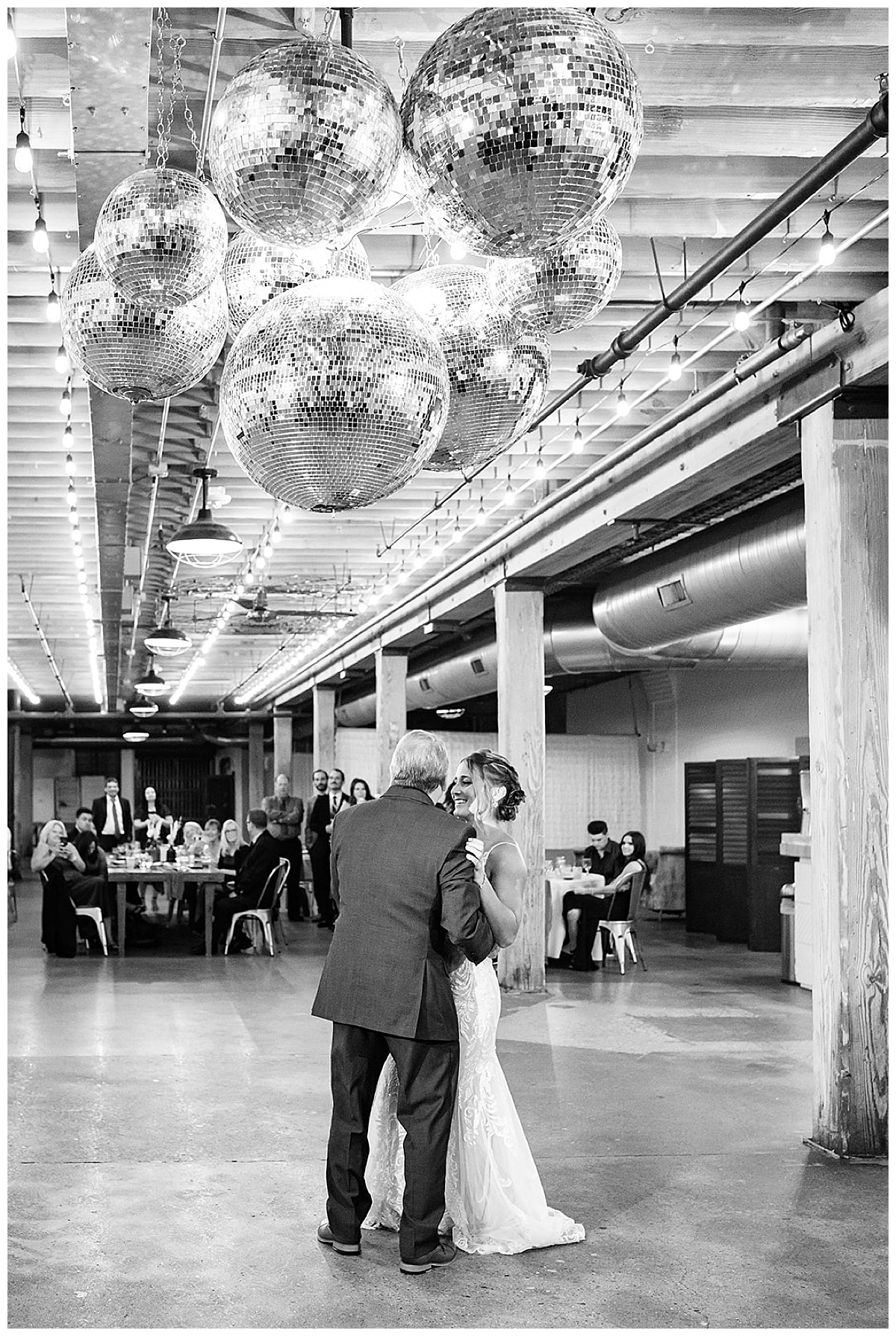 Father and daughter dance at The Cheney Place