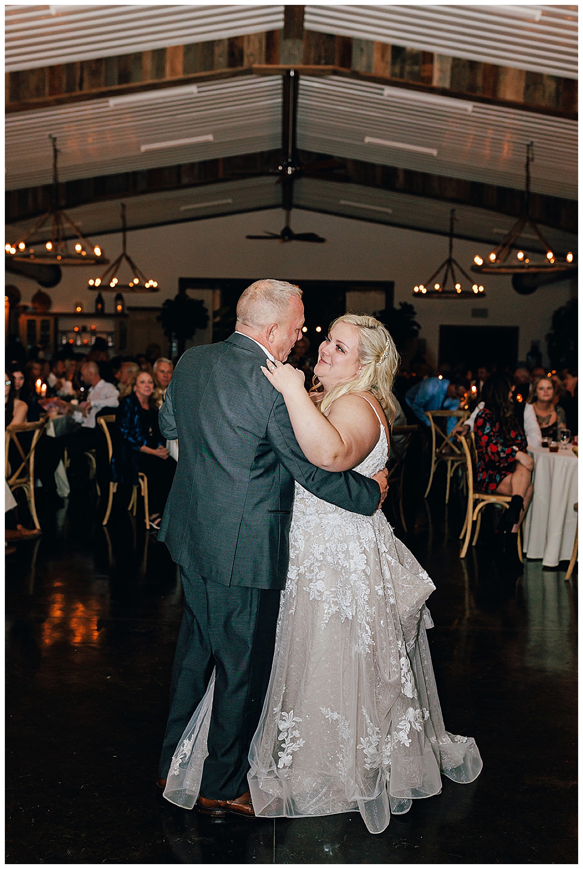 Father daughter dance for Kayla Bouren Photography