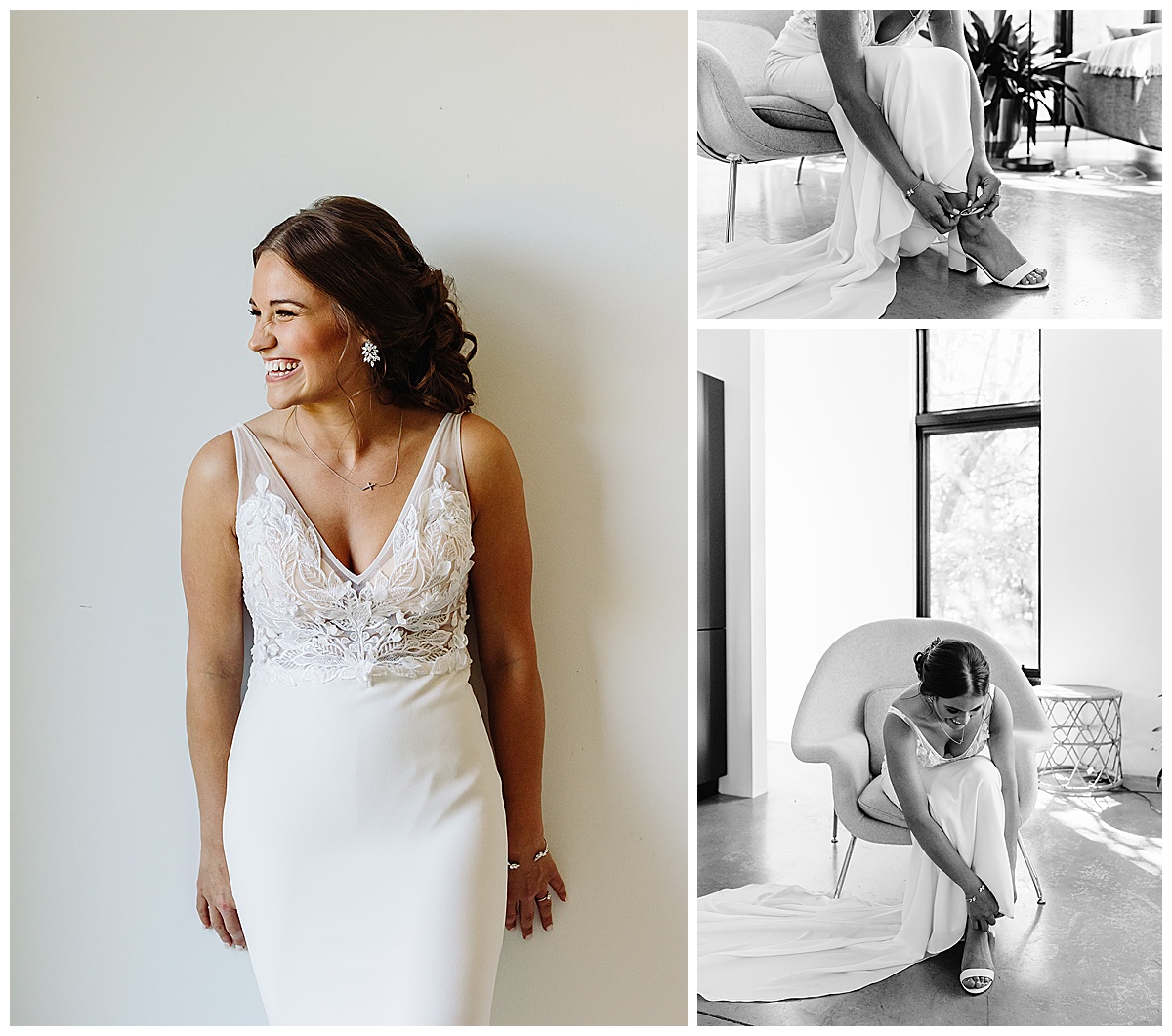 Woman getting ready for big day by Detroit Wedding Photographer