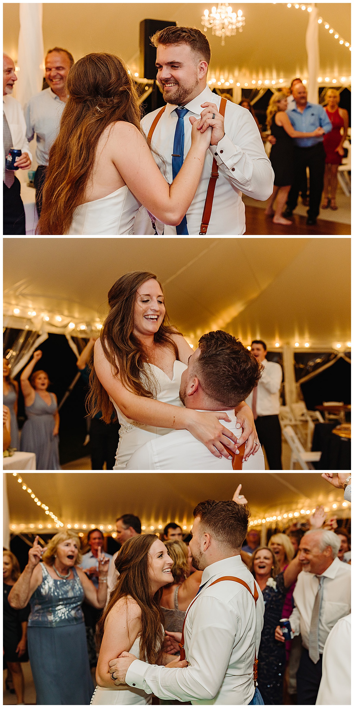 Husband and wife dance the night away for Detroit Wedding Photographer