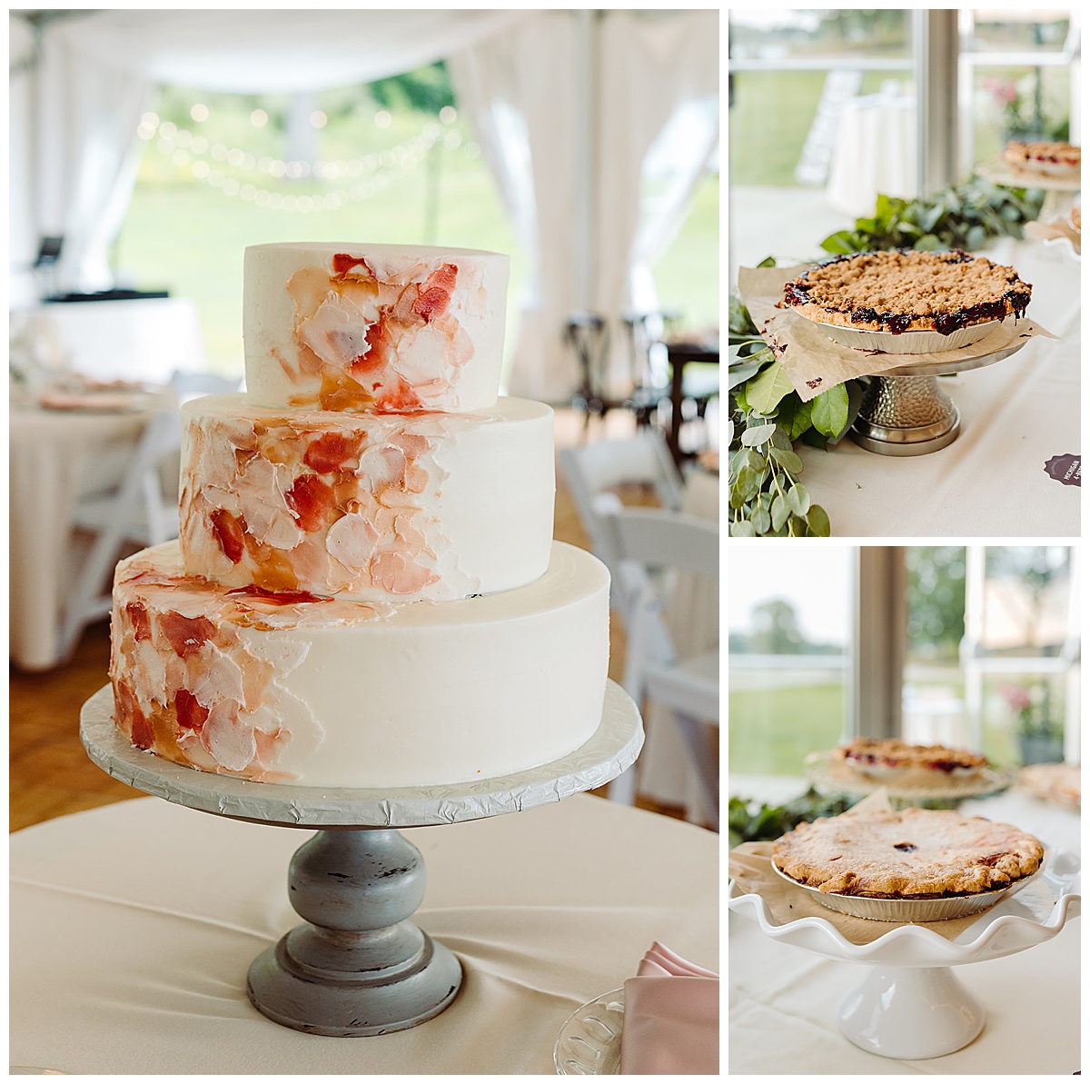 Tasty and yummy dessert table for Kayla Bouren Photography