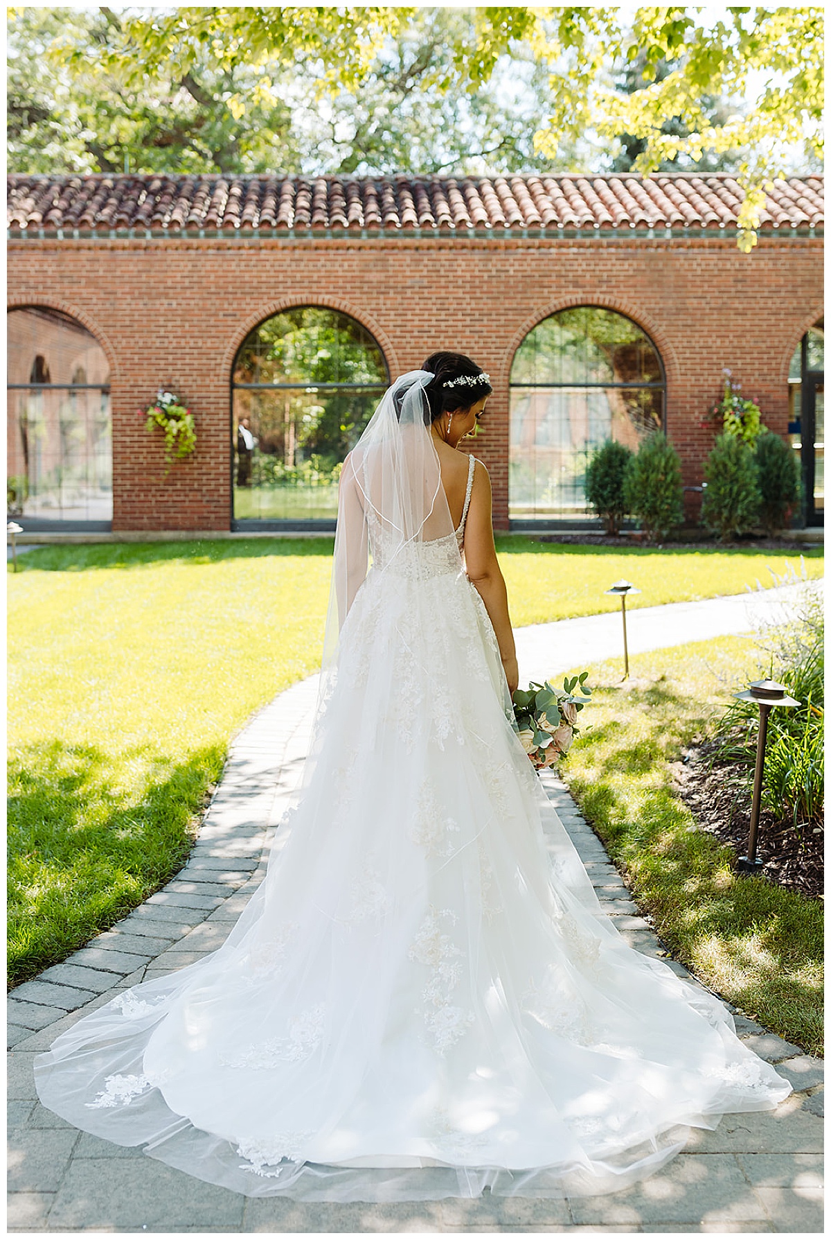 Stunning bridal gown at Meeting House Grand Ballroom