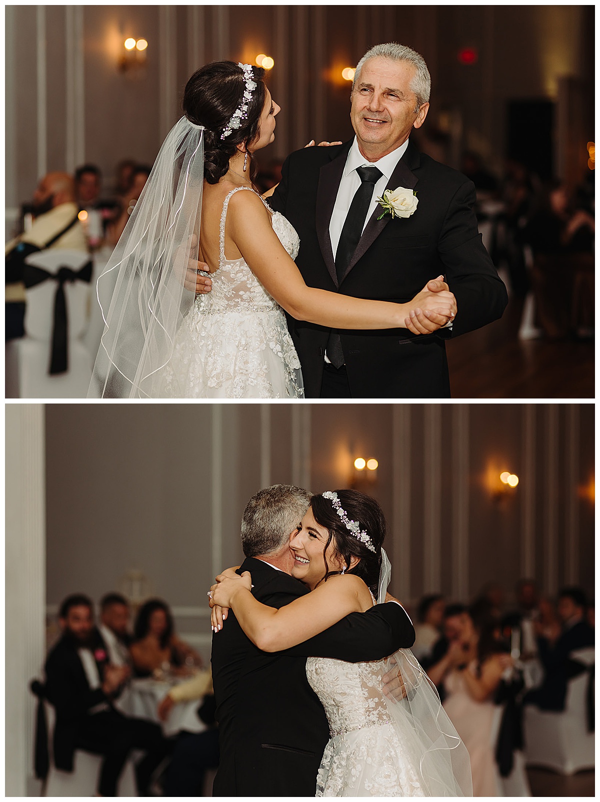 Father and daughter dance together at Detroit Wedding Photographer
