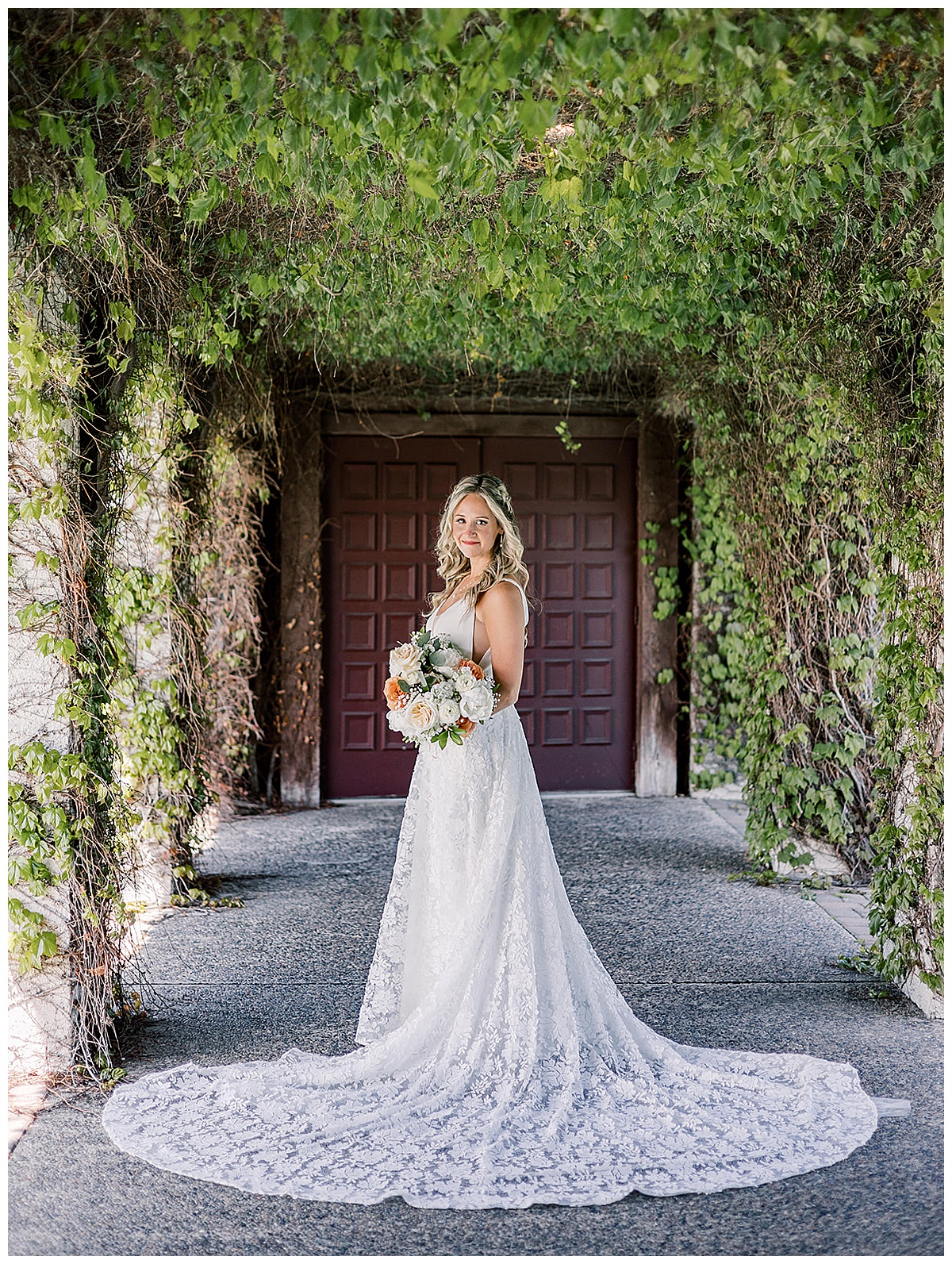 Gorgeous bridal gown for Kayla Bouren Photography