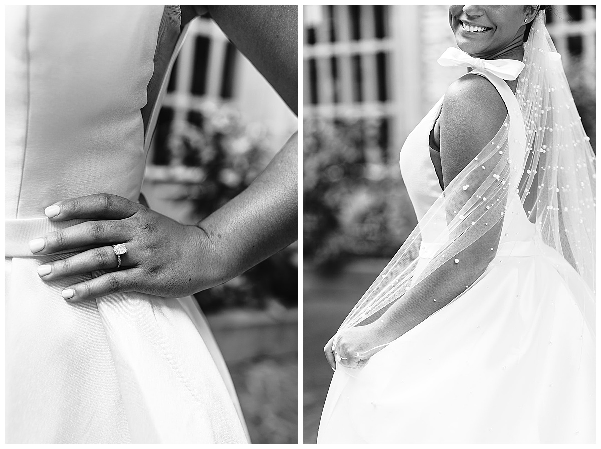 Stunning bridal gown details for Detroit Wedding Photographer