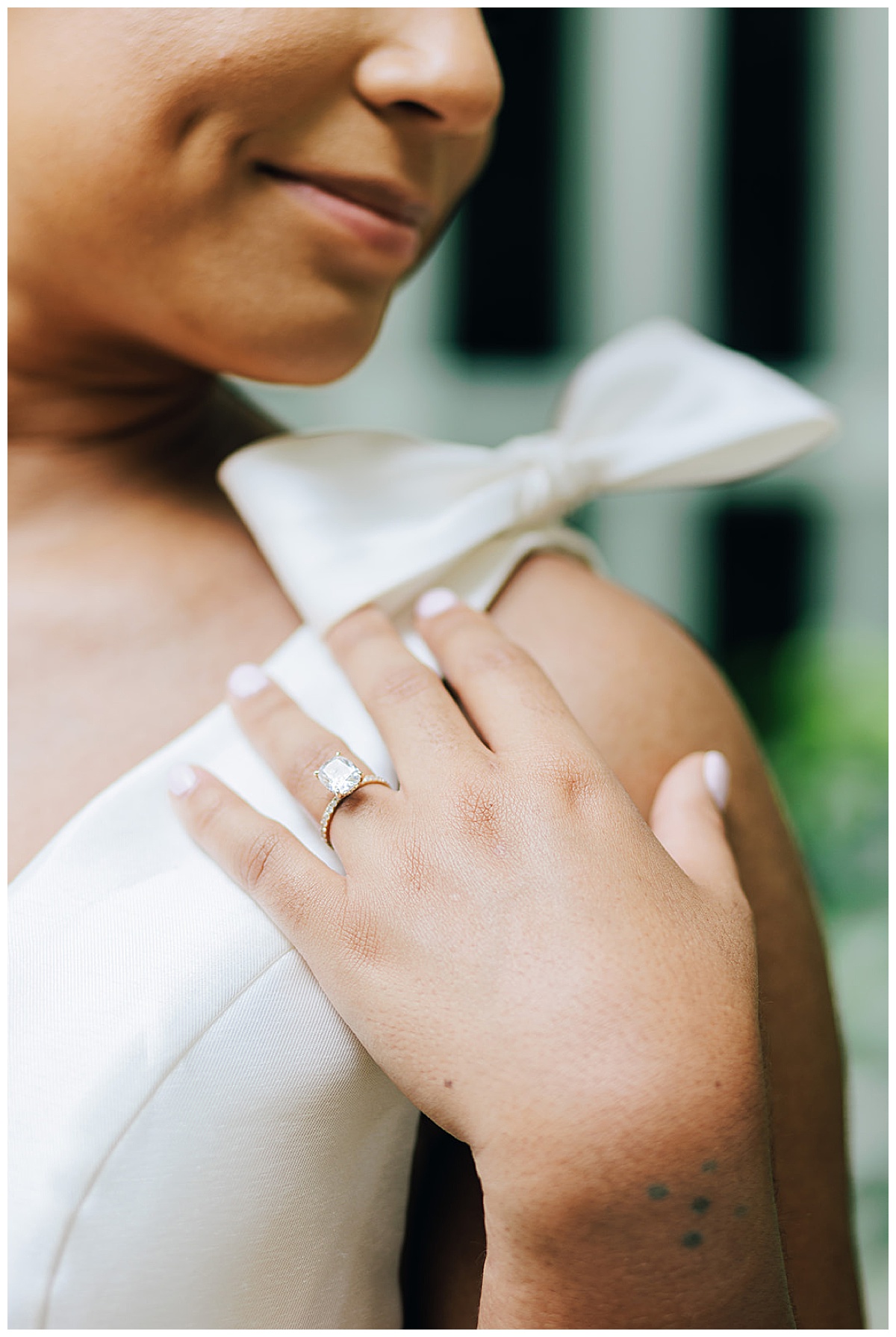 Gorgeous wedding and engagement ring for Kayla Bouren Photography
