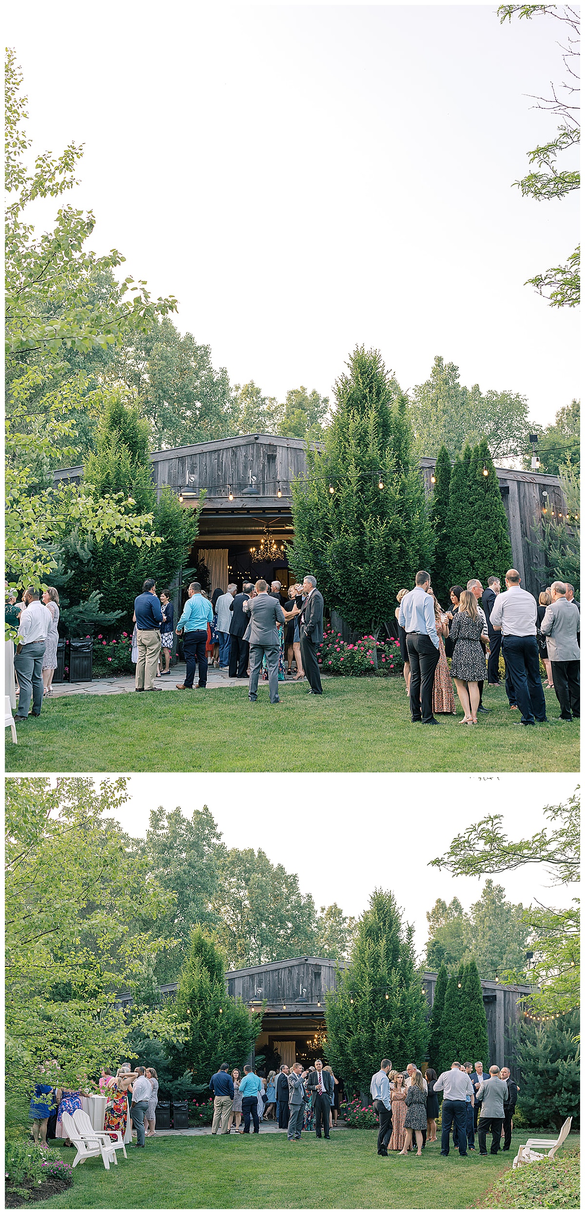 Family and friends enjoy their time at Holly, Michigan Wedding Venue 