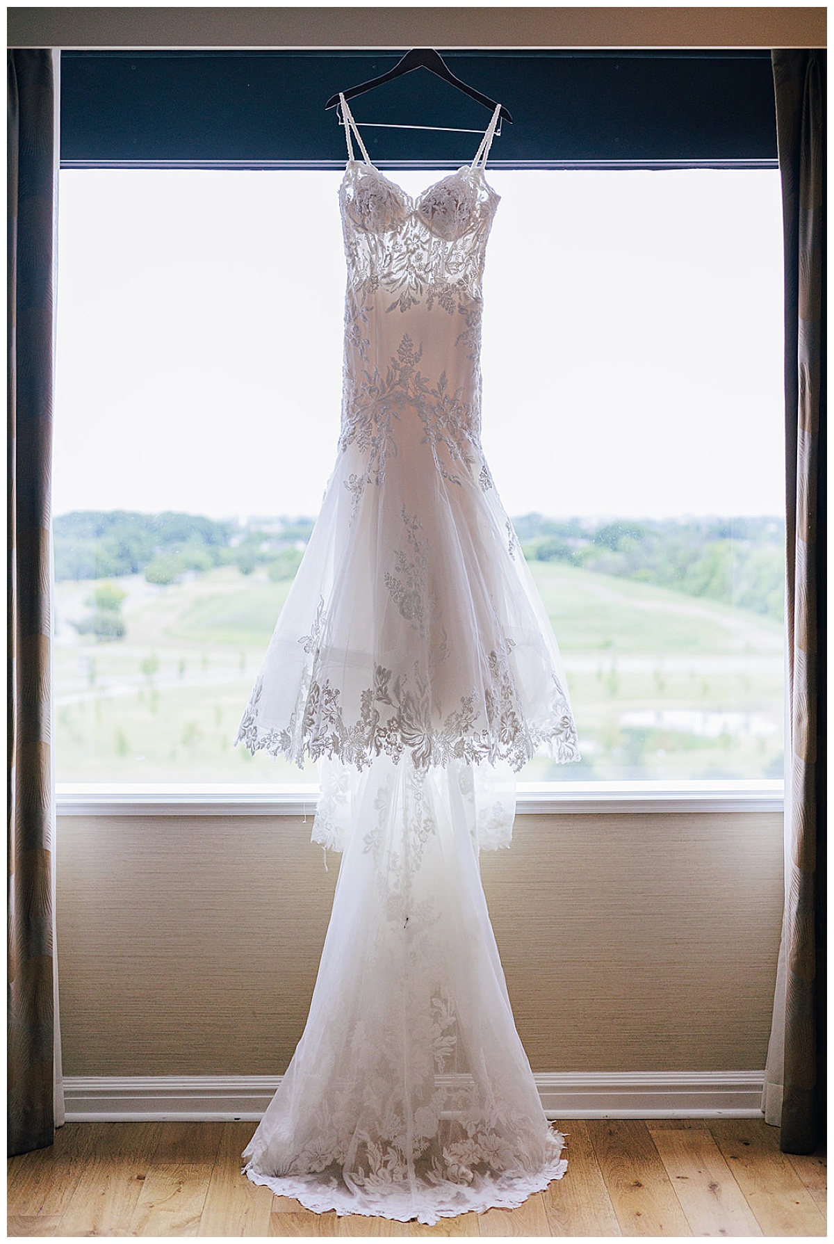 Stunning bridal gown for Detroit Wedding Photographer