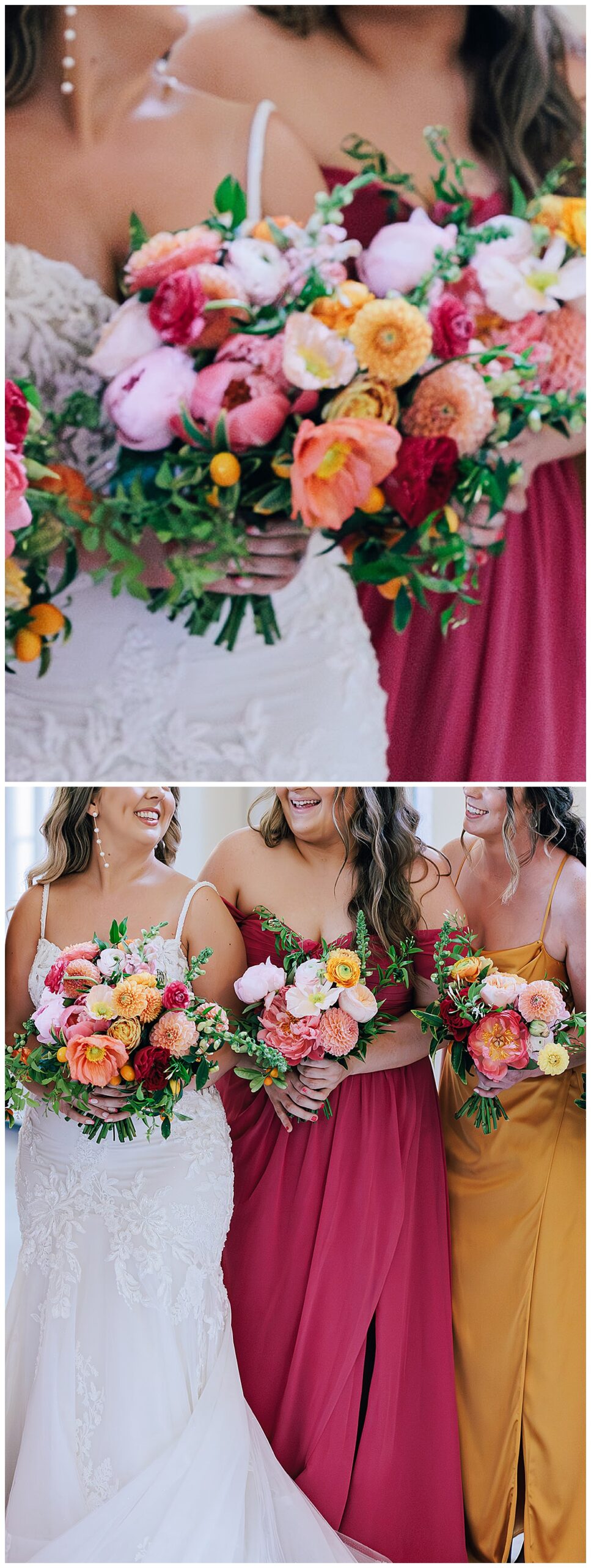 Stunning floral bouquets for Kayla Bouren Photography
