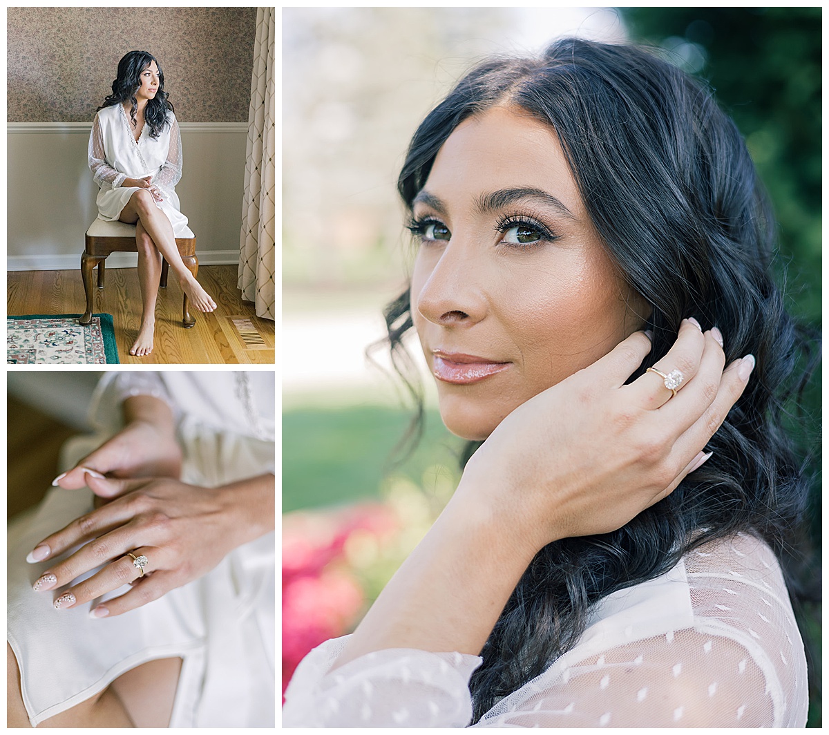 Bride gets ready for wedding by Kayla Bouren Photography
