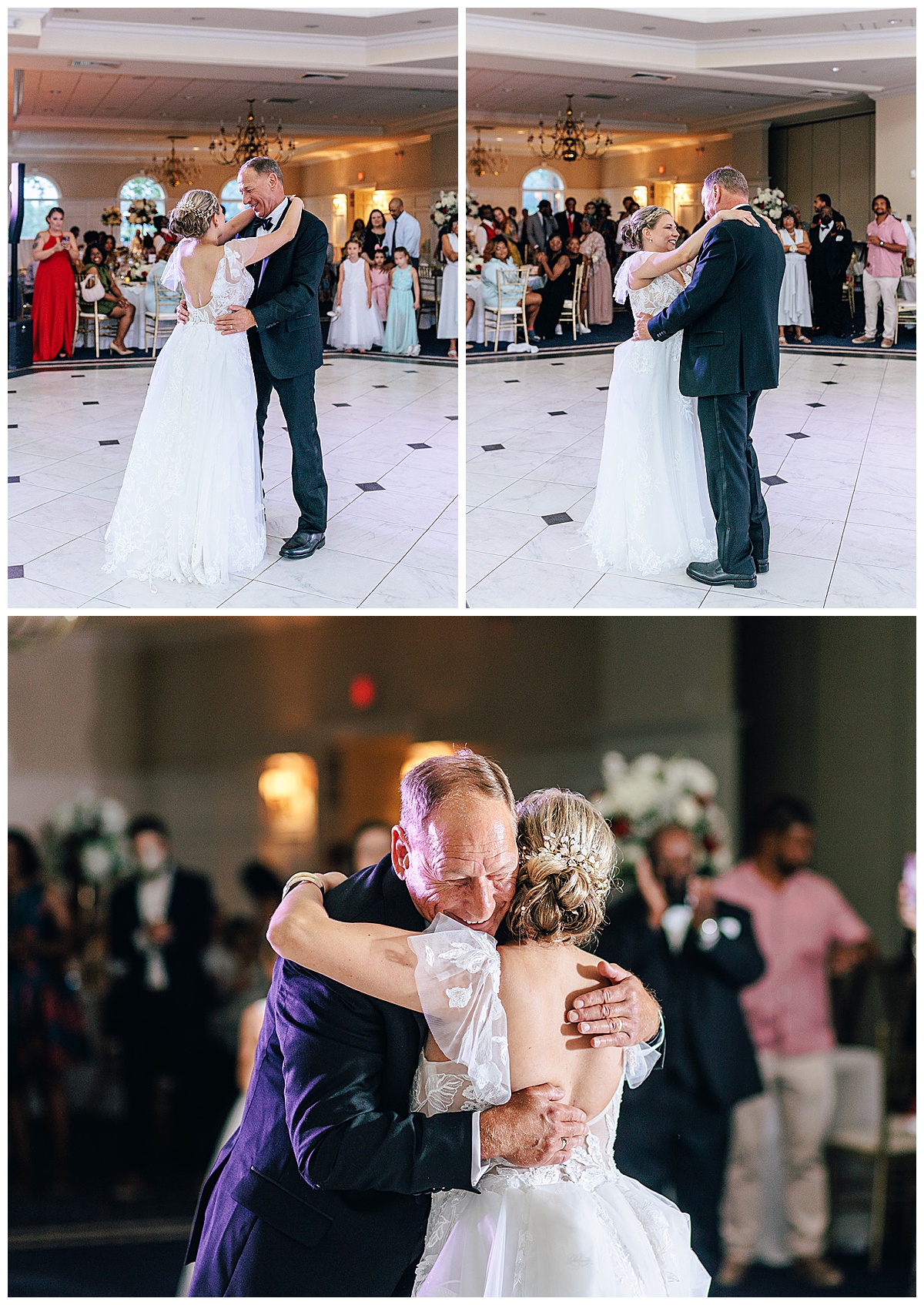 Father and daughter dance at Cherry Creek Golf Club