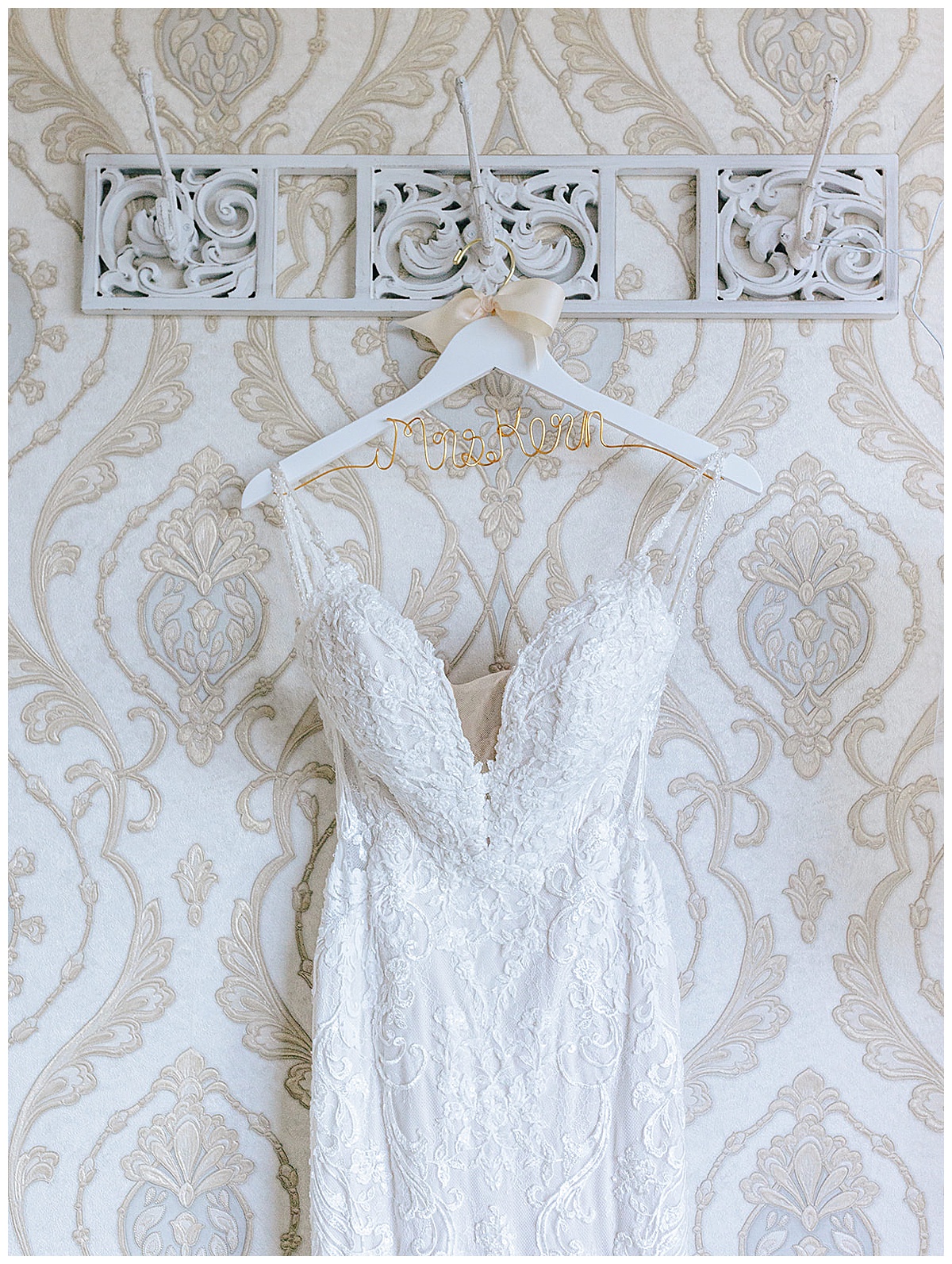 Stunning bridal gown for Detroit Wedding Photographer