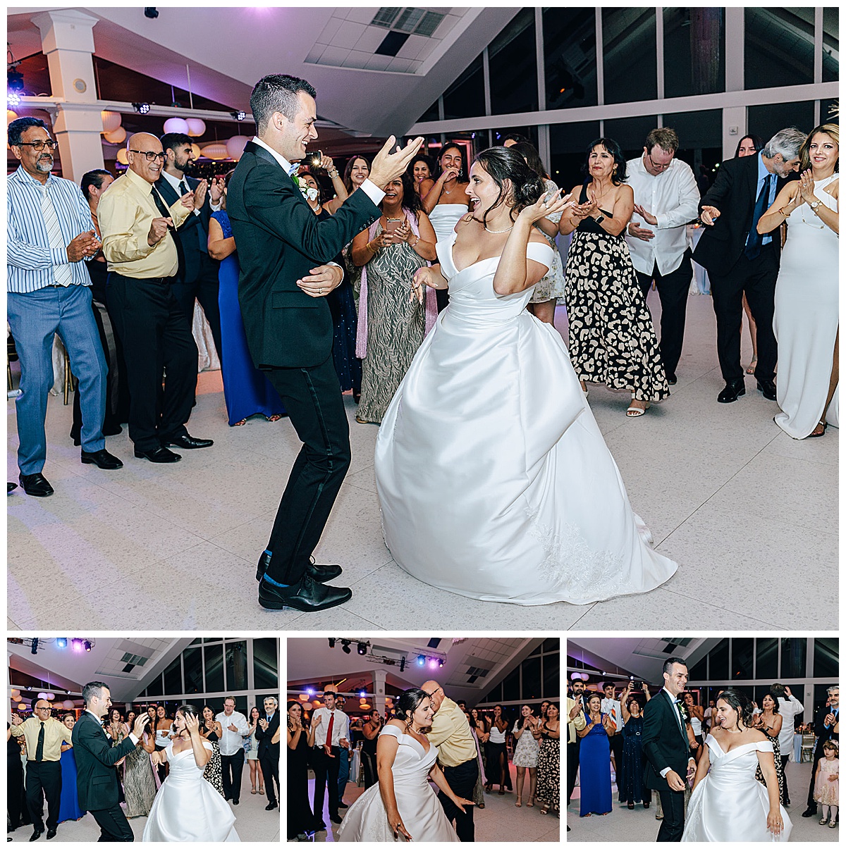 Bride and groom dance the night away for Detroit Wedding Photographer